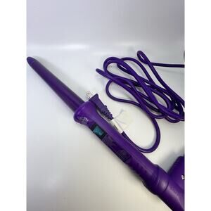 NEO Twister Curling Wand In Purple 311506 Preowned EUC